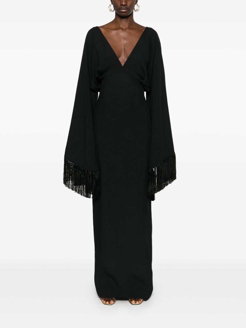Fringed Maxi Dress