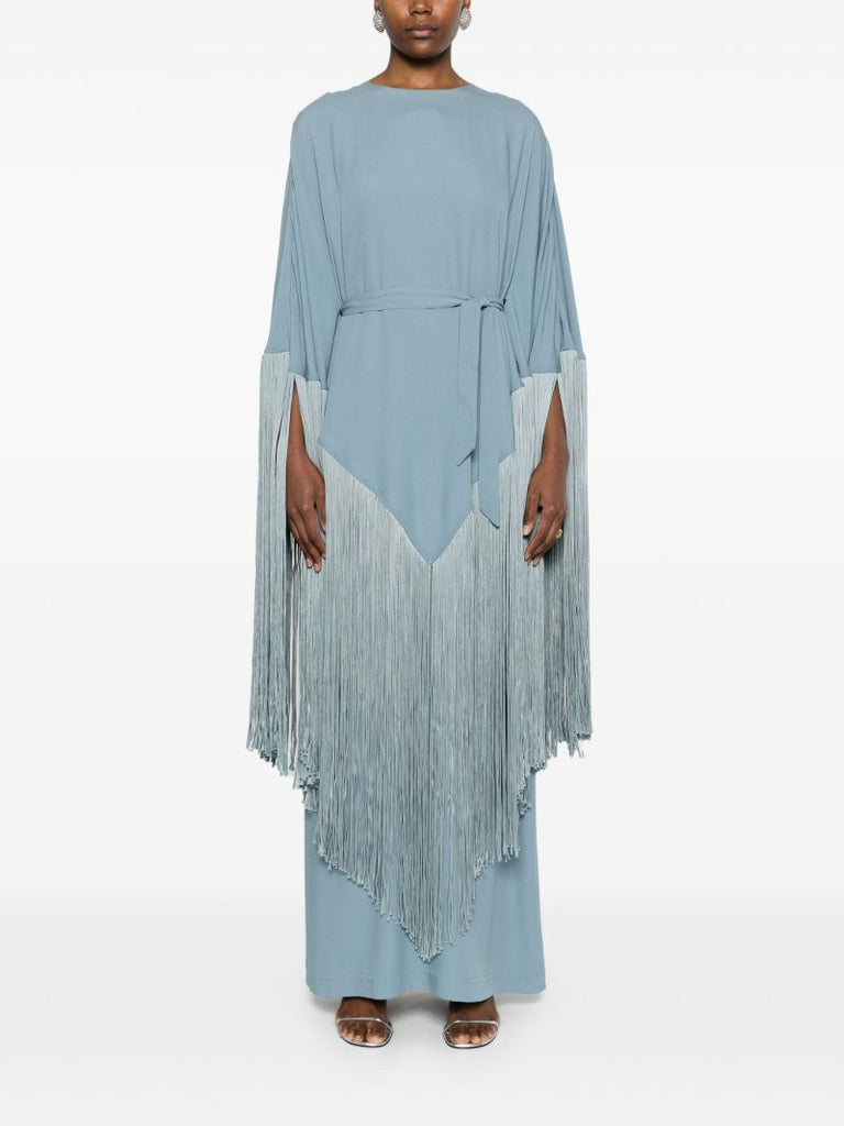 Blue Fringed Dress