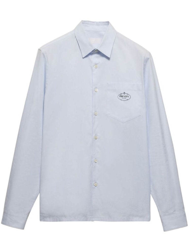 Logo-print Cotton Shirt