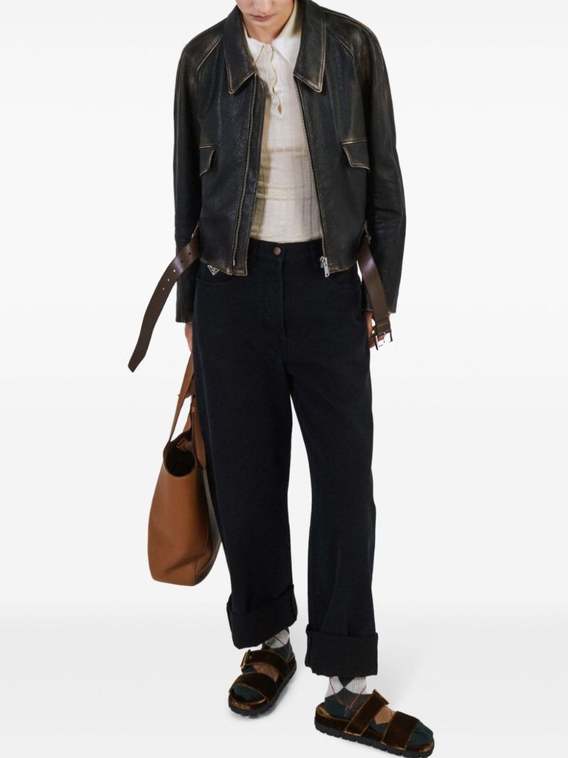 Wide-leg Jeans