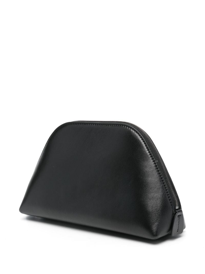 Black Leather Clutch Bag