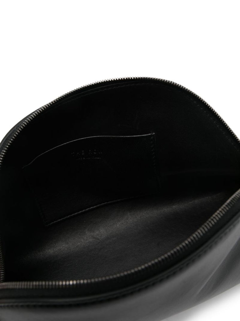 Black Leather Clutch Bag