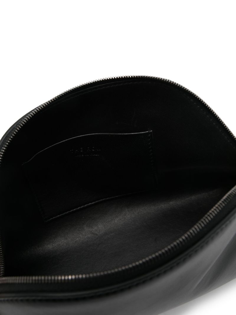 Black Leather Clutch Bag