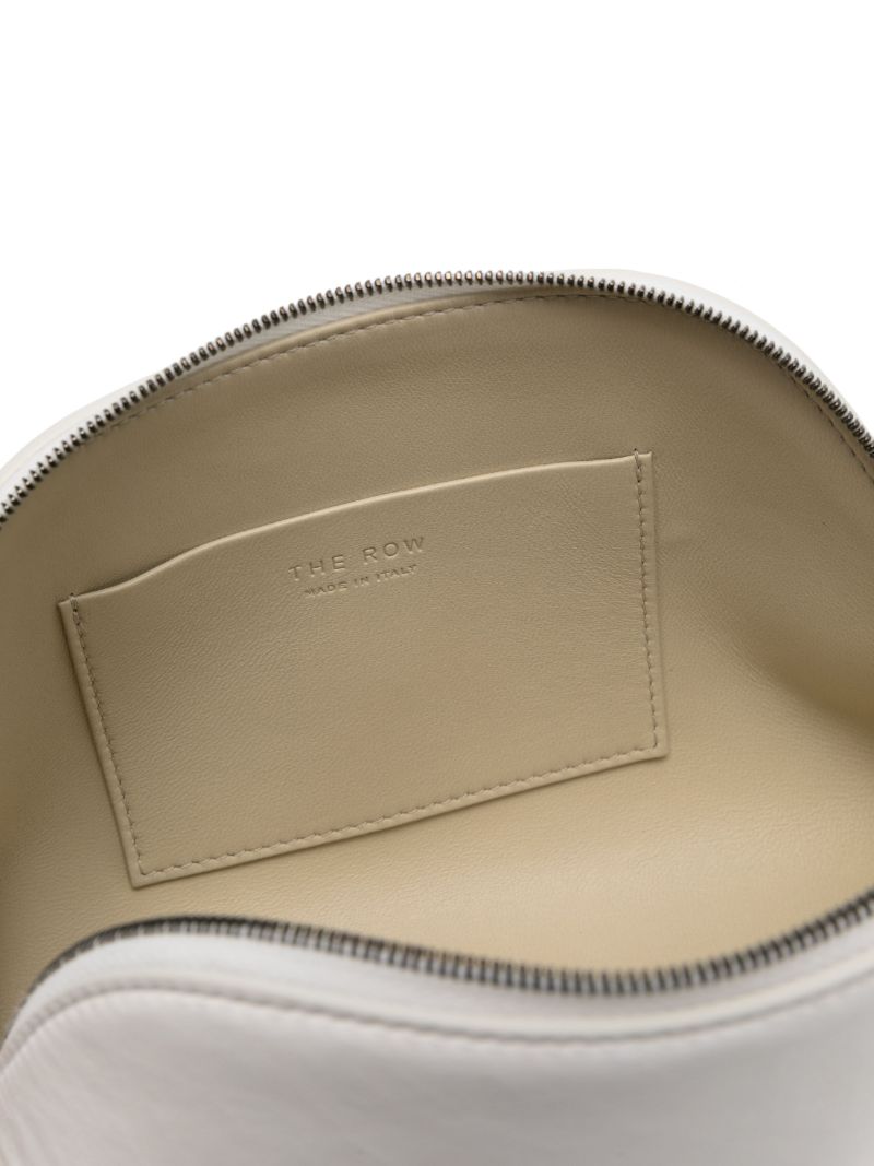 White Leather Clutch Bag