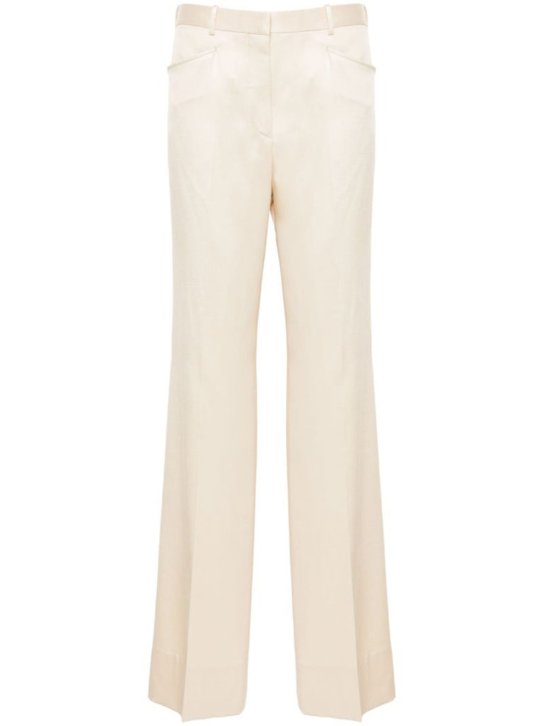 Bootcut Twill Trousers