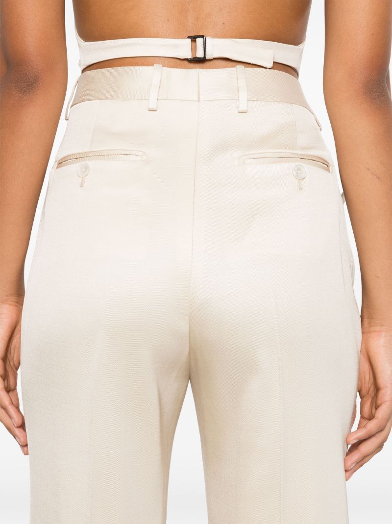 Bootcut Twill Trousers