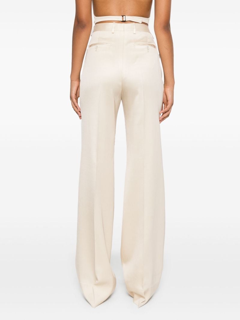 Bootcut Twill Trousers