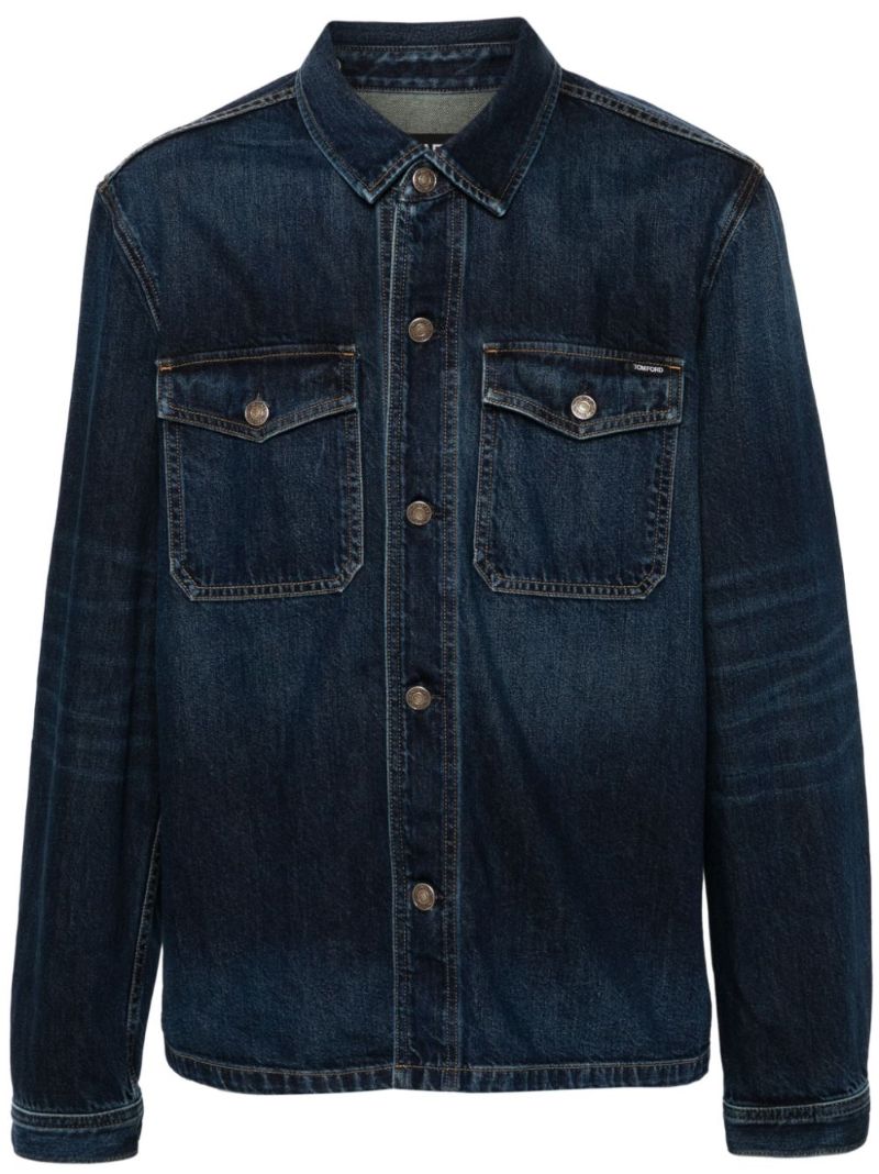 Buttoned Denim Jacket