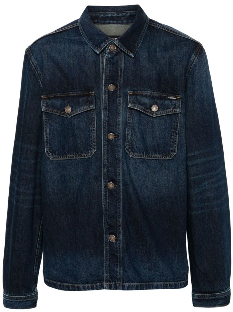 Buttoned Denim Jacket