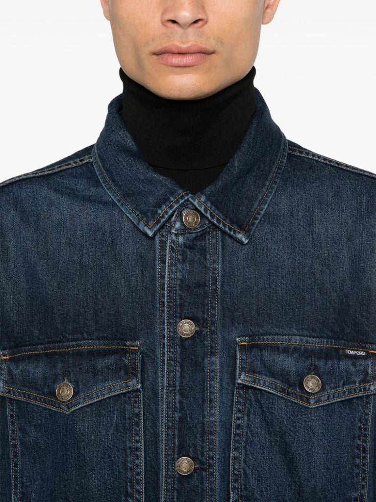 Buttoned Denim Jacket