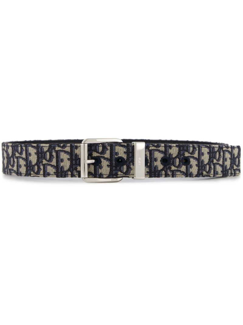 Grey Oblique Belt