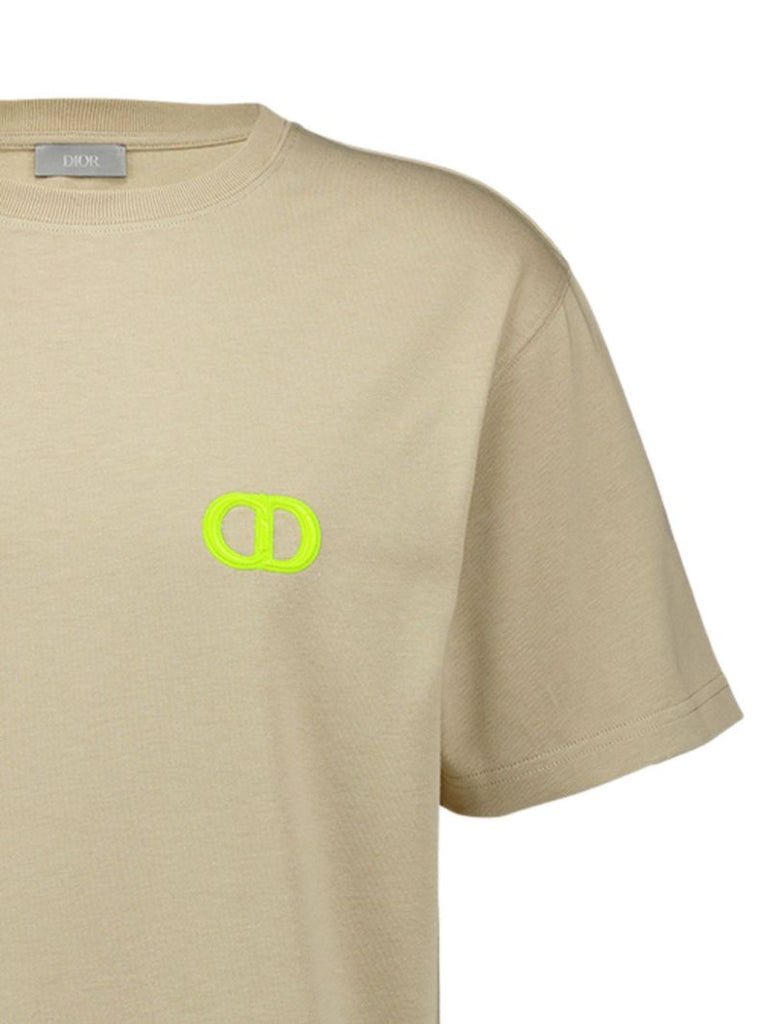 Neutral Cd-embroidered T-shirt