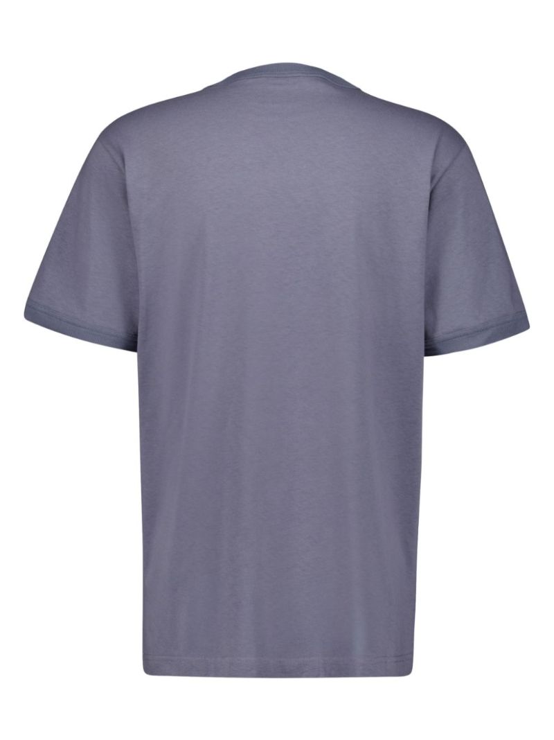 Graphic-stamp T-shirt
