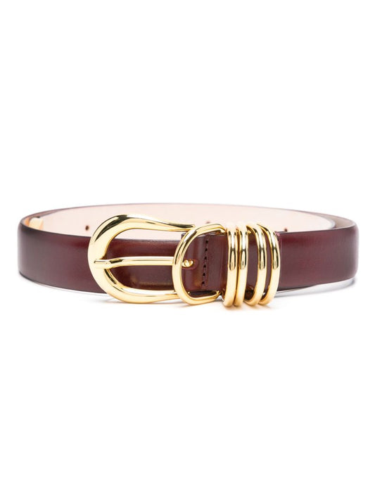 Burgundy Hollyhock Belt