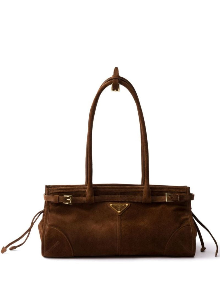 Medium Suede Shoulder Bag