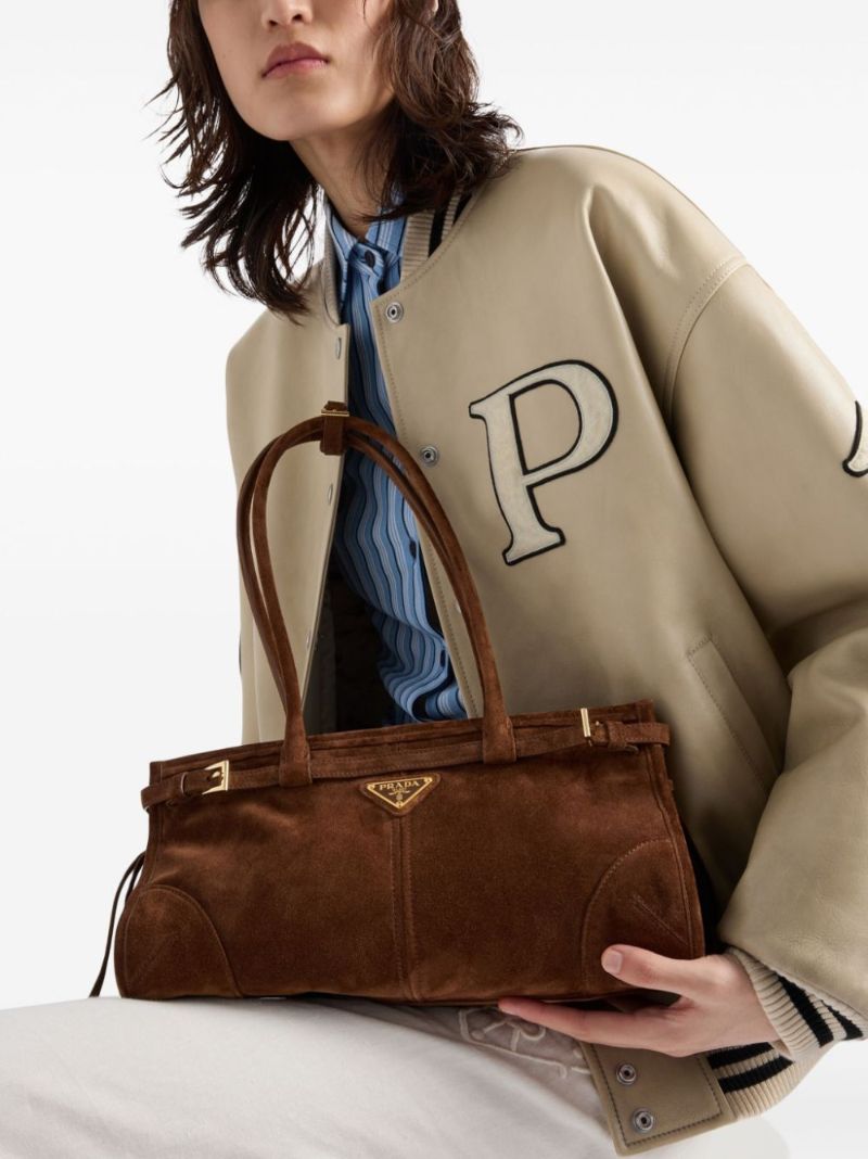 Medium Suede Shoulder Bag