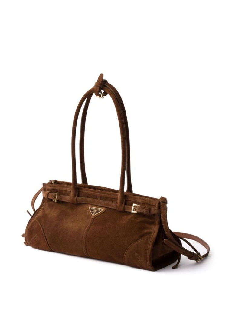 Medium Suede Shoulder Bag