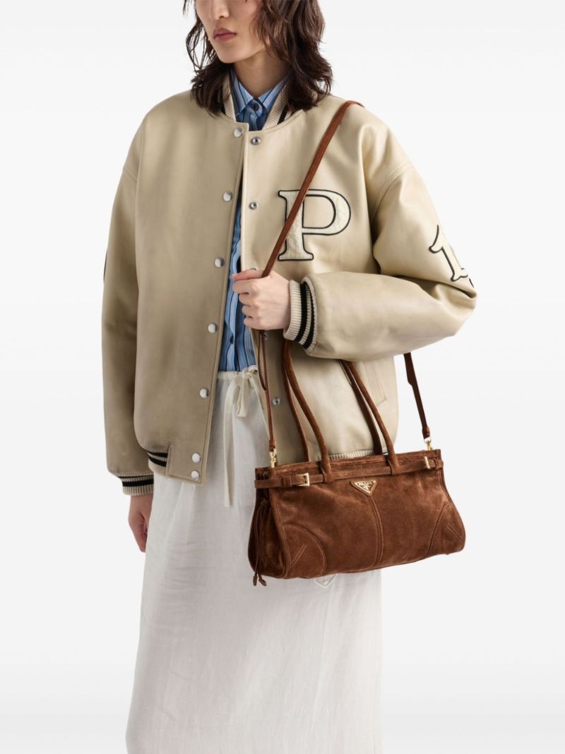 Medium Suede Shoulder Bag
