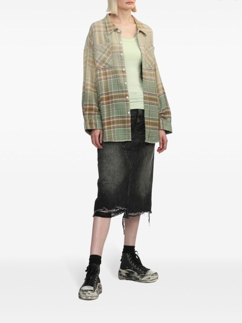 OmbrÃ_x0083_Â© Plaid Shirt