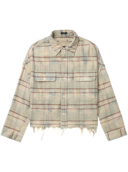 Plaid Cropped Shirt