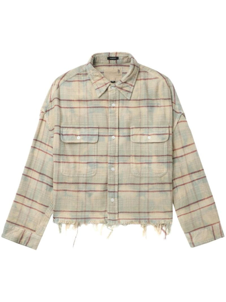 Plaid Cropped Shirt