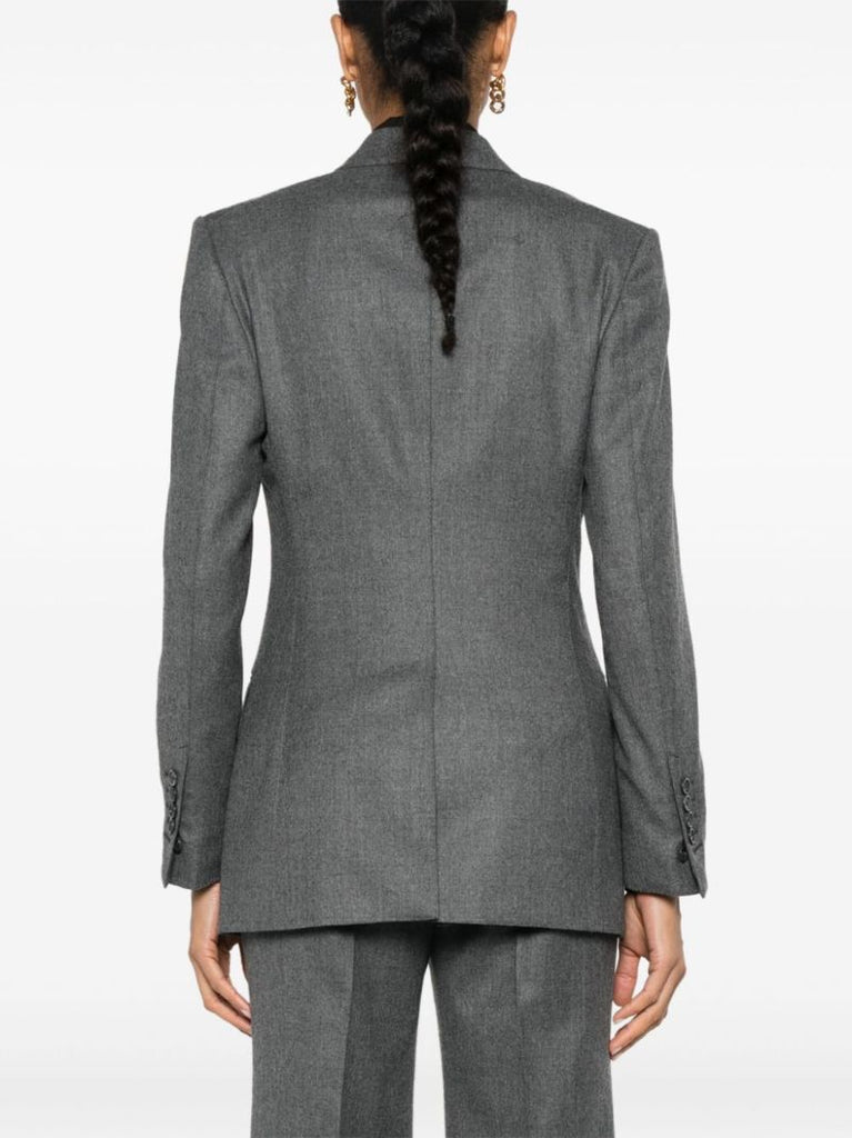 Wool Double-breasted Blazer