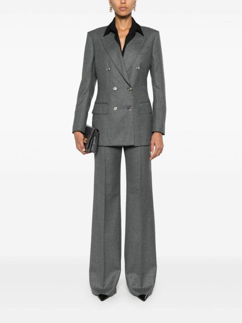 Wool Double-breasted Blazer