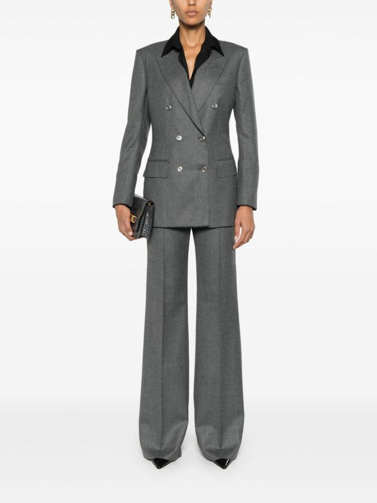 Wool Double-breasted Blazer