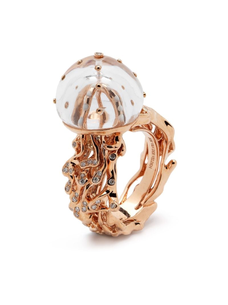 18kt Rose Gold Diamond Ring