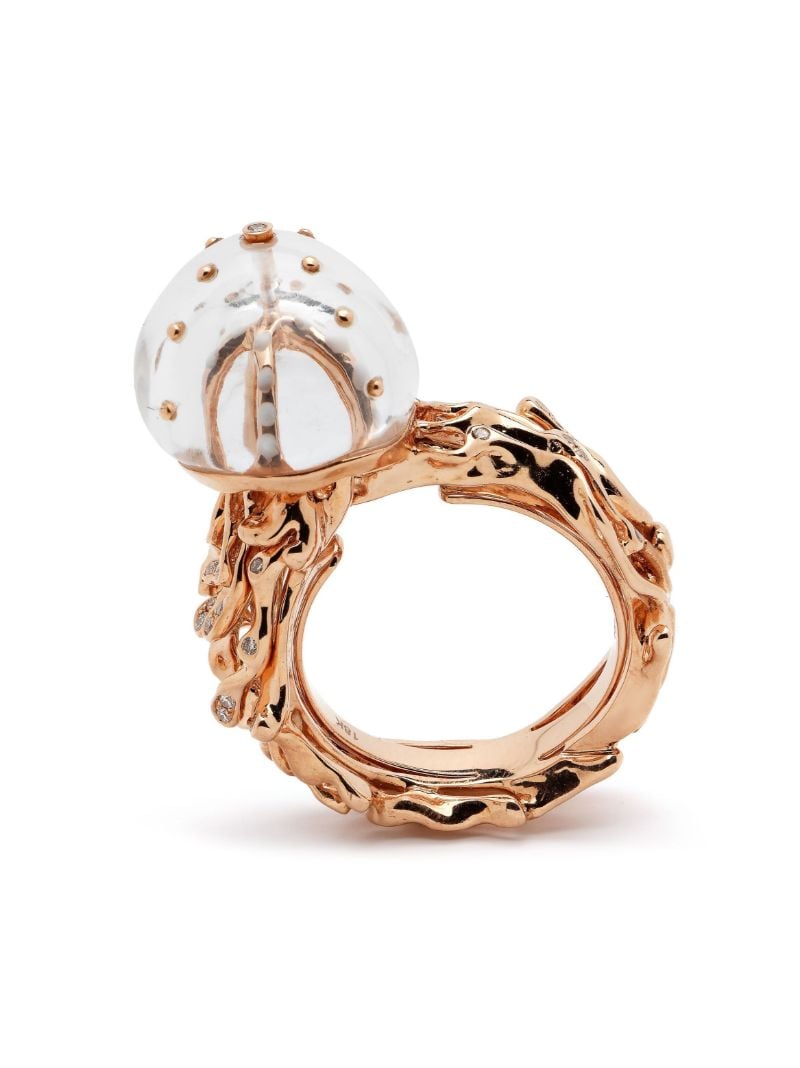 18kt Rose Gold Diamond Ring