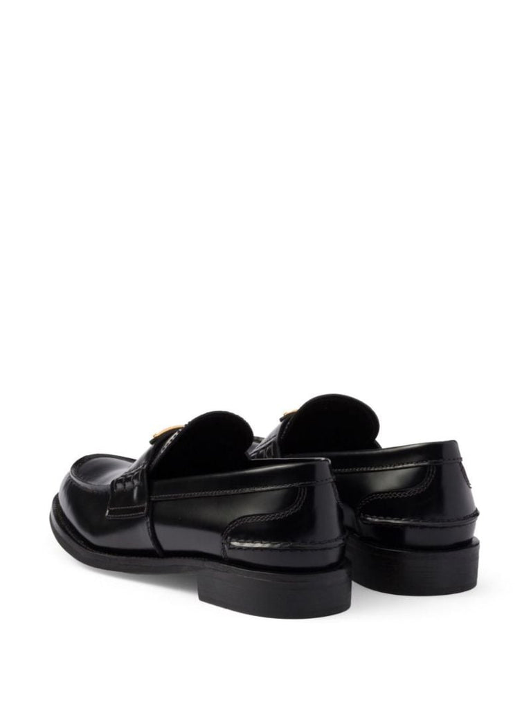 Brushed Leather Loafers