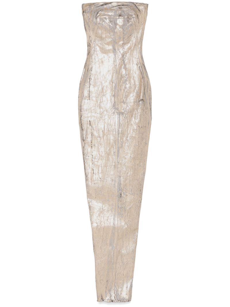 Metallic Maxi Dress