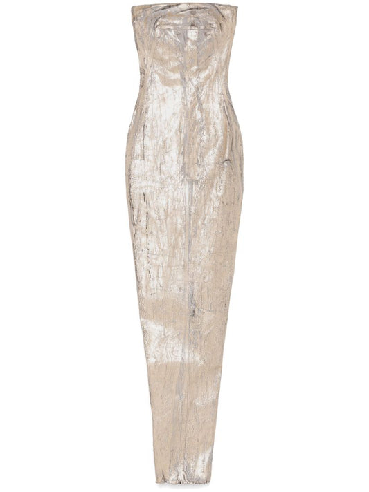 Metallic Maxi Dress