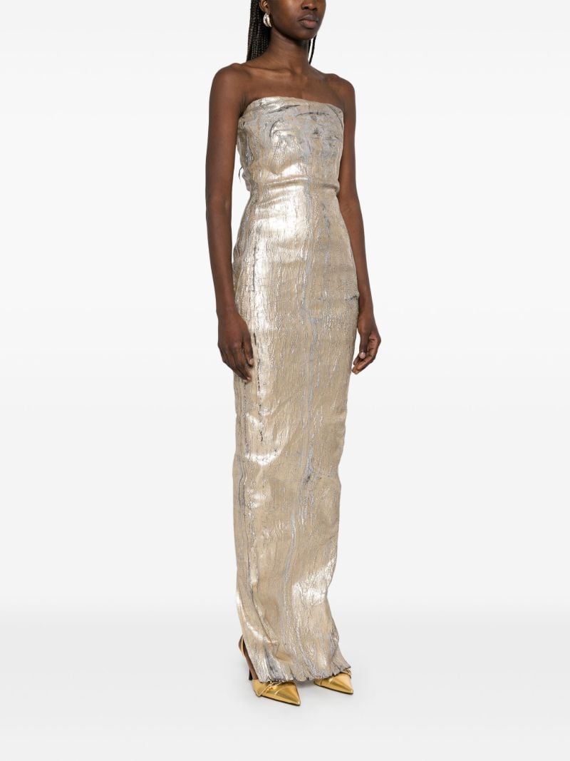 Metallic Maxi Dress