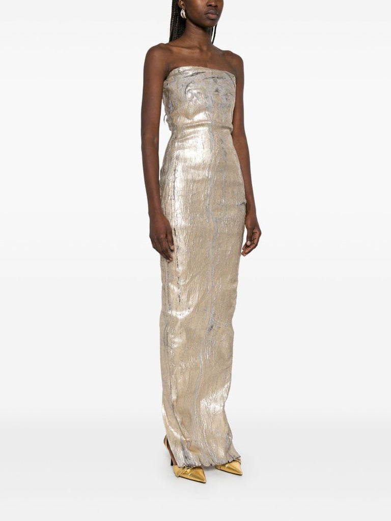 Metallic Maxi Dress