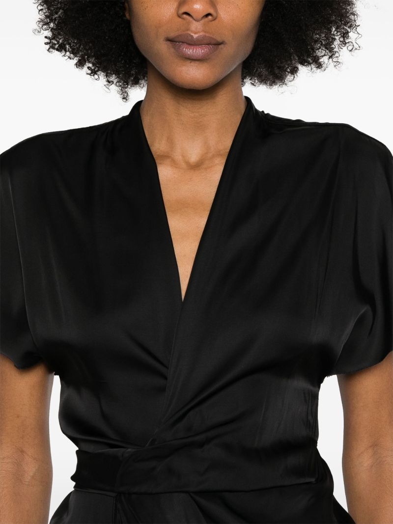 Black Wrap Dress