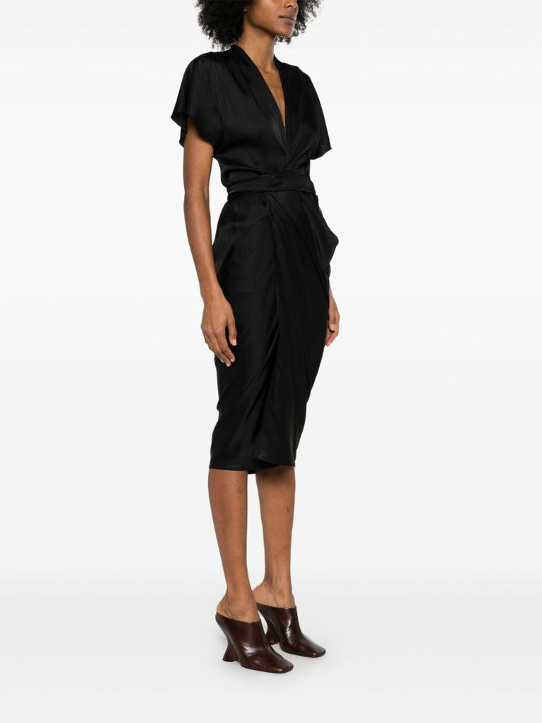 Black Wrap Dress
