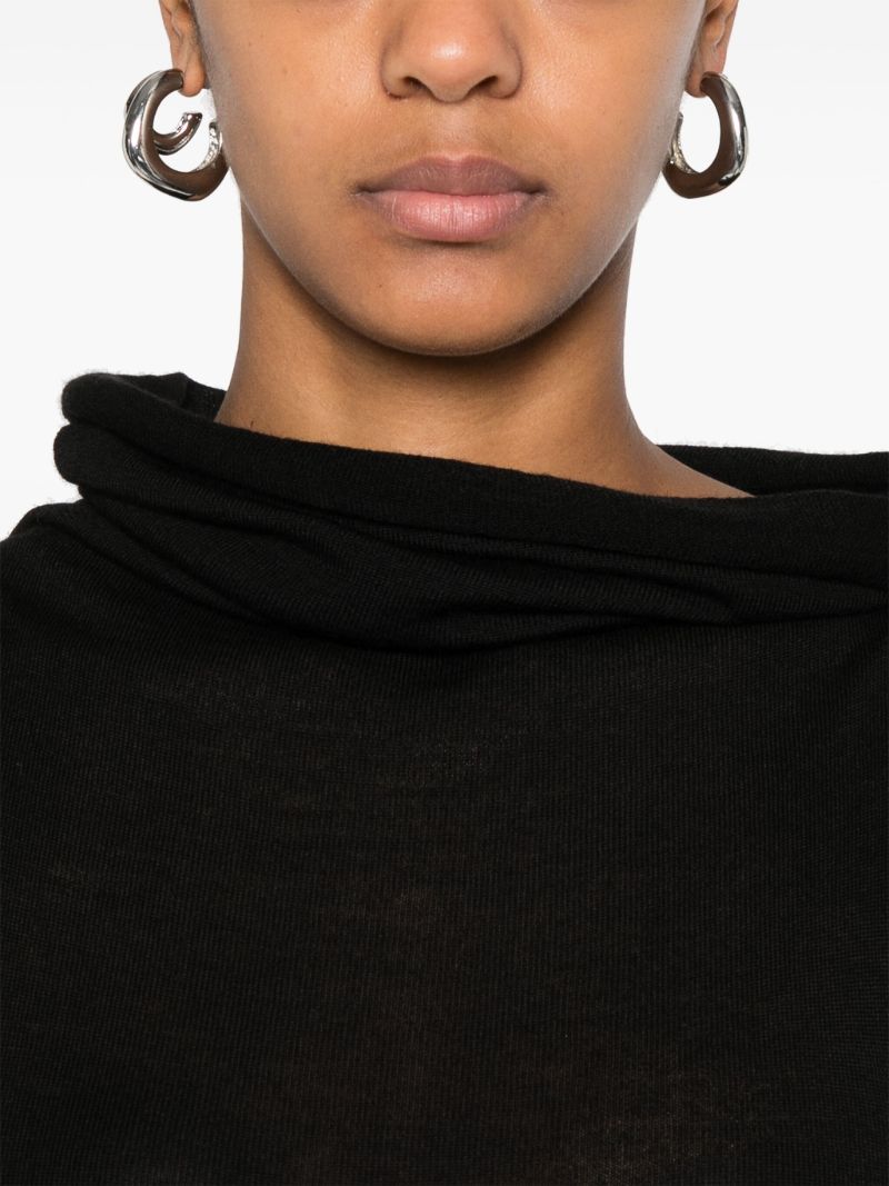 Black Knitted Dress