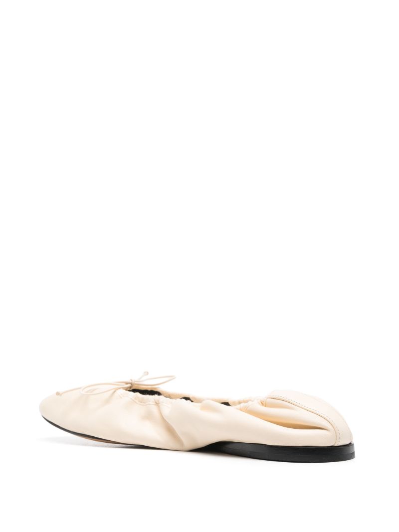 White Awar Ballet Pumps
