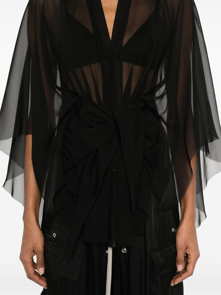 Black Semi-sheer Jacket