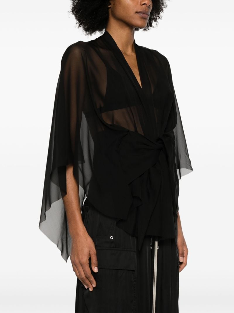Black Semi-sheer Jacket