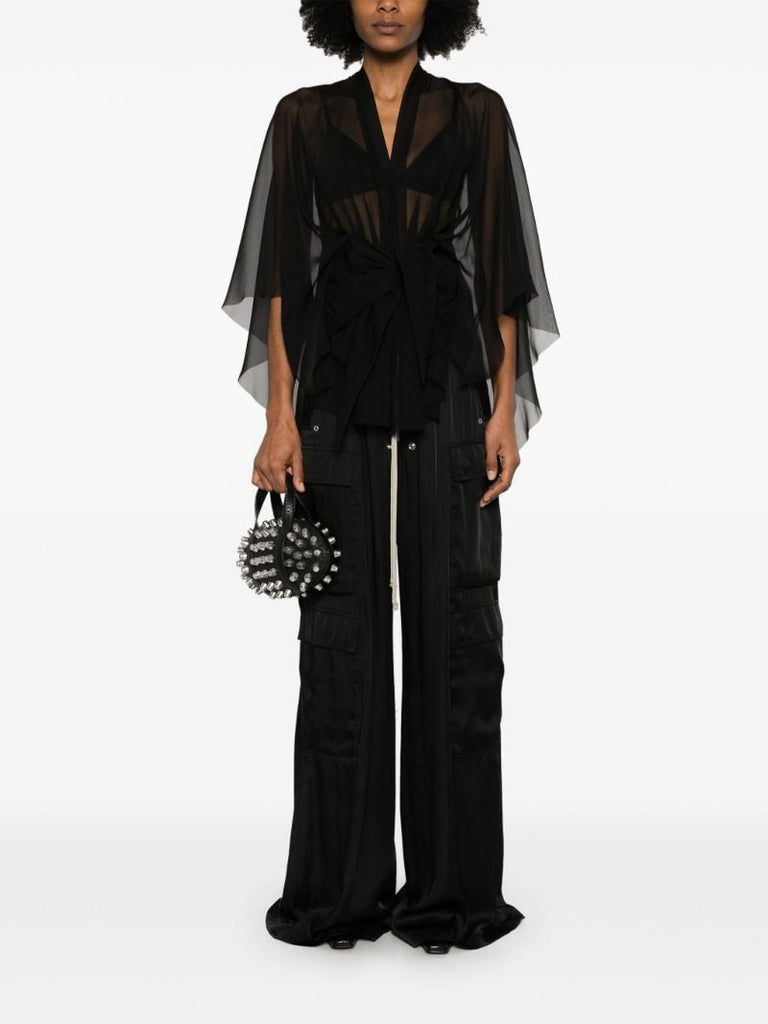 Black Semi-sheer Jacket