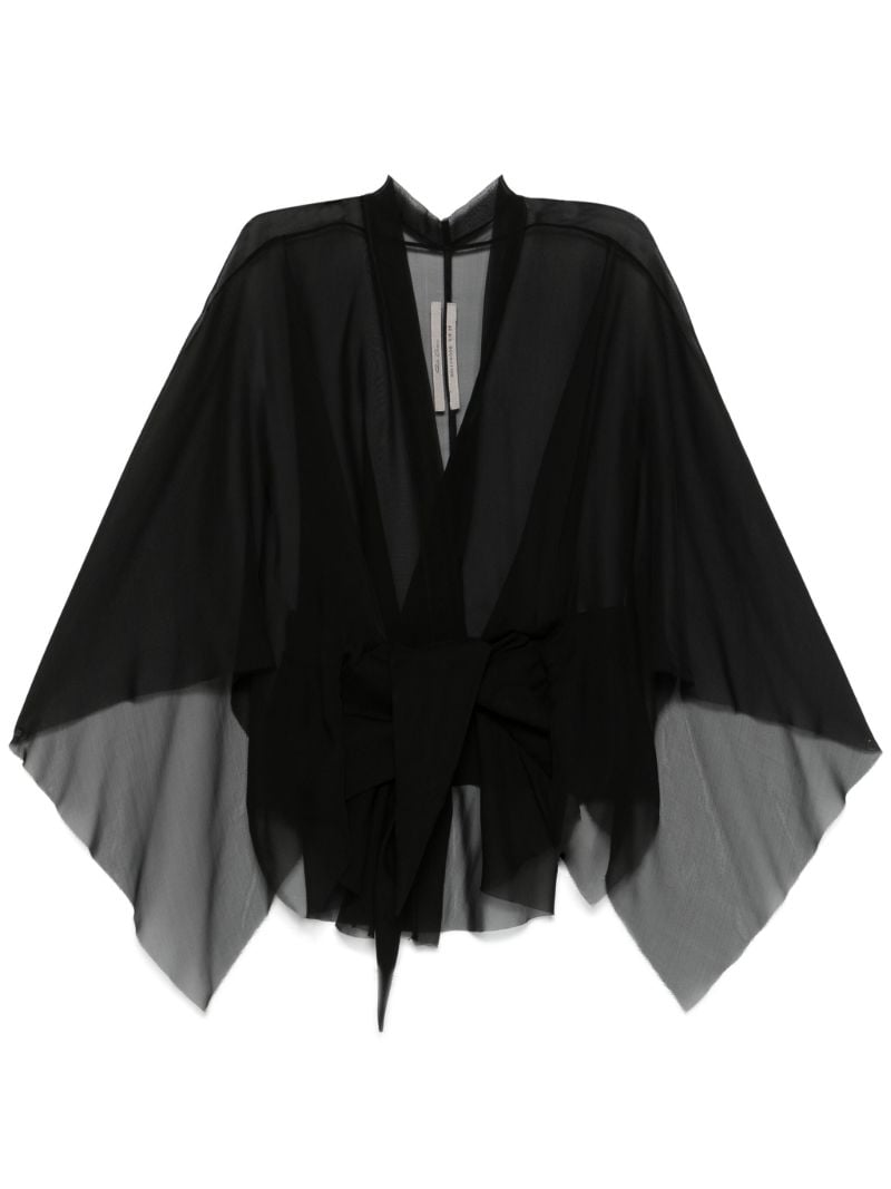 Black Semi-sheer Jacket