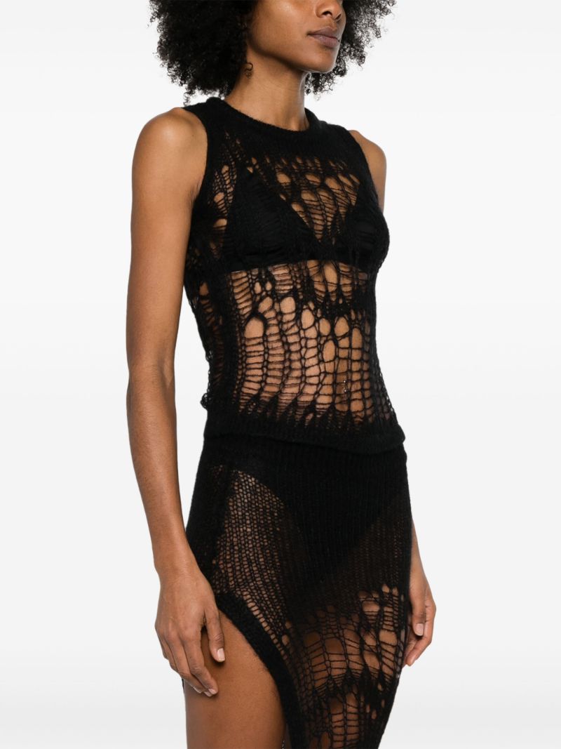Black Spider Tank Top
