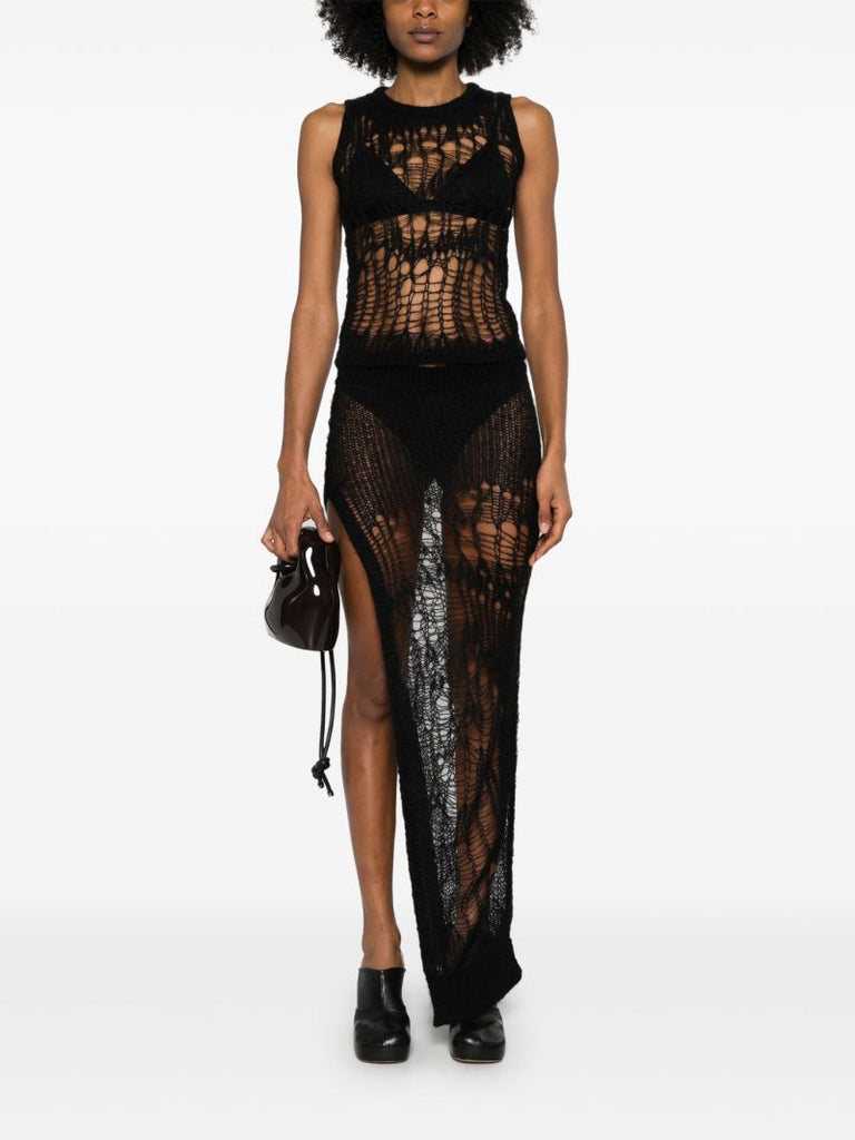 Black Spider Tank Top