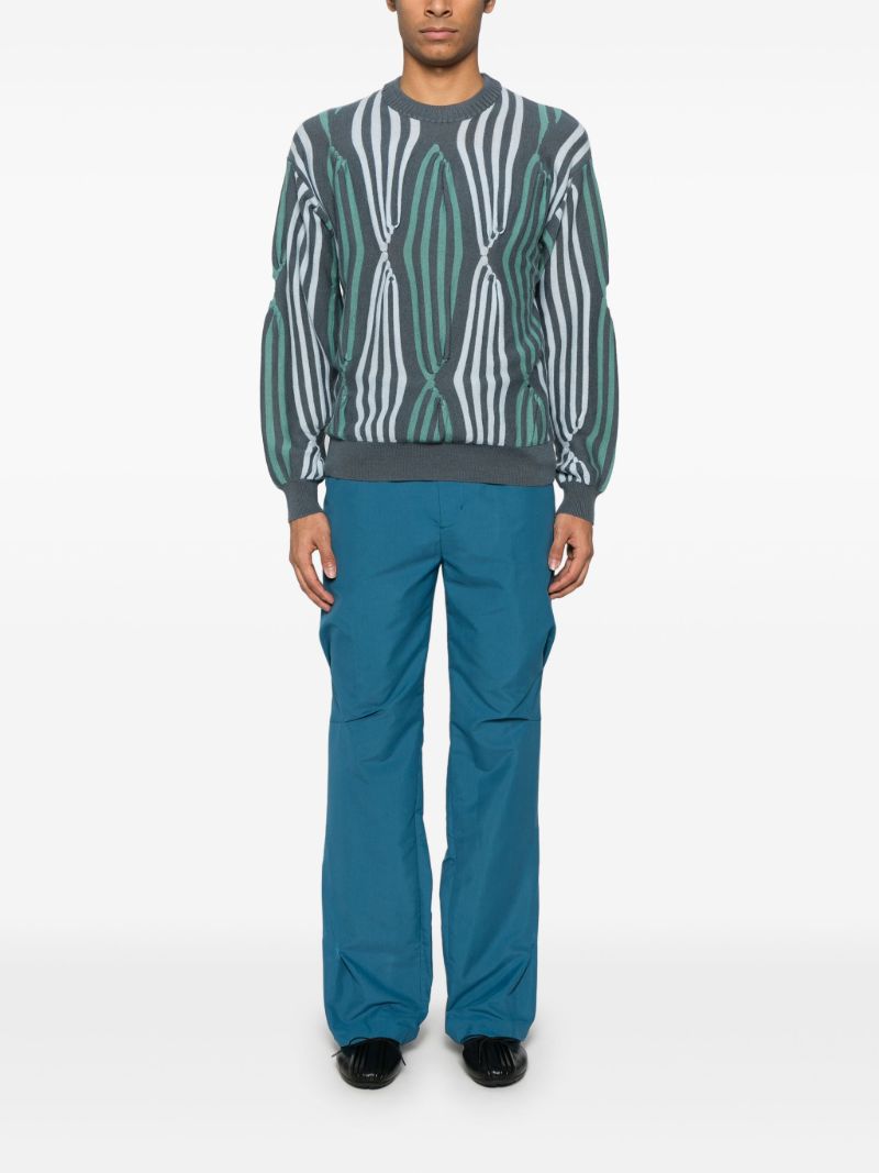 Green Solix Sweater