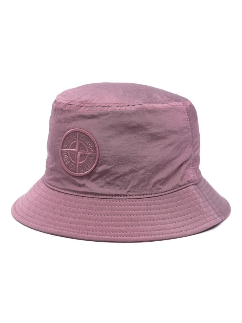 Compass Embroidered Bucket Hat