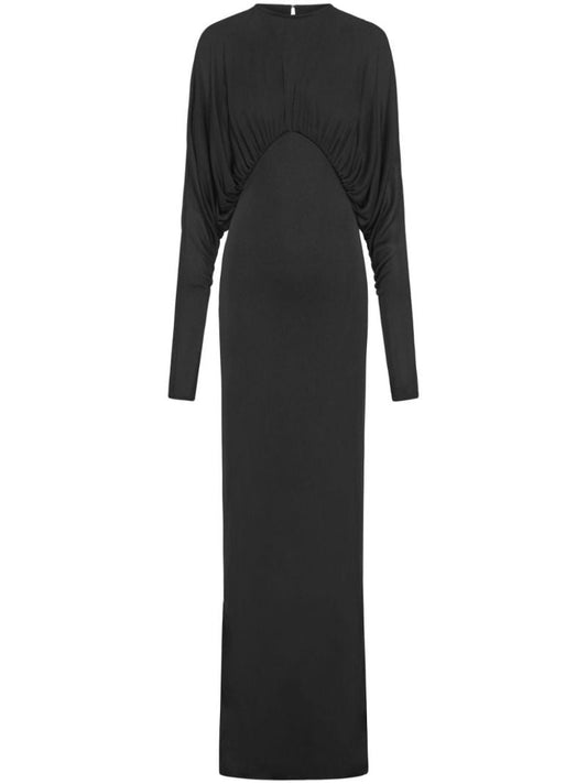 Black Draped Gown