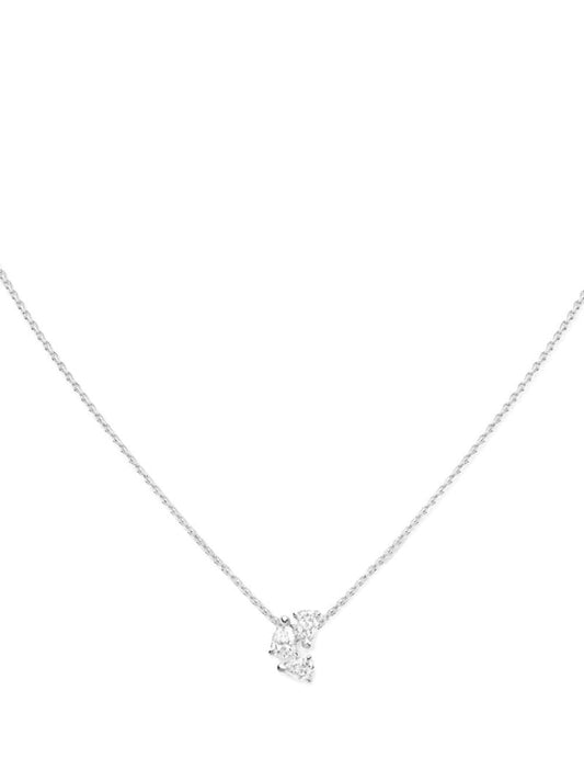 18kt White Gold Continuity Diamond Necklace