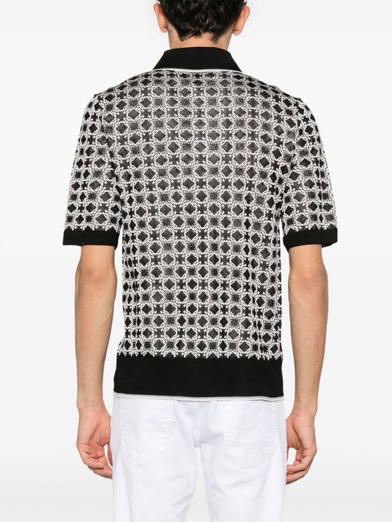 Black Ma Quad Polo Shirt